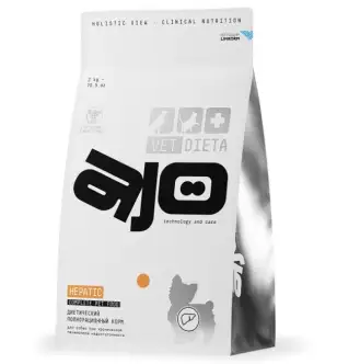 AJO Vet Dieta Hepatic Корм сухой для собак при хронической печеночной недостаточности