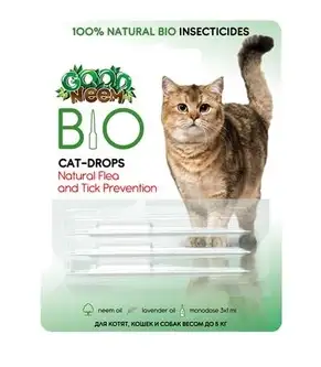 Good Cat Био Капли для котят и кошек от блох и клещей