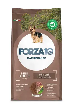Купить forza10 maintenance dog adult small/medium сухой корм для взрослых собак мелких пород, ягненок с рисом