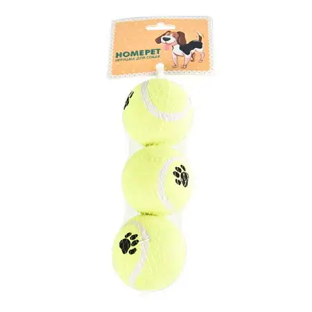 Купить homepet игрушка для собак мячи теннисные
