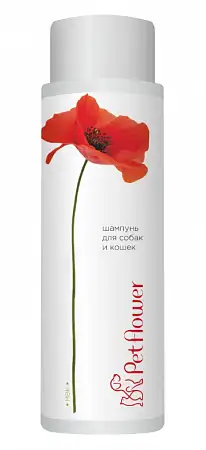 Купить pet flower шампунь универсальный для кошек и собак с ароматом мака