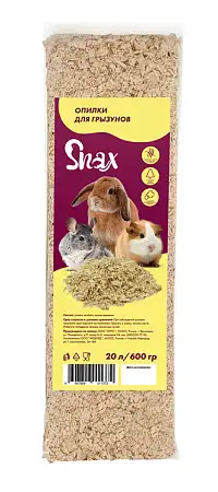 Купить snax Опилки для грызунов