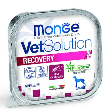 Monge VetSolution Dog Recovery диетический корм для взрослых собак всех пород при восстановлении питания в период выздоровления (ламистер)