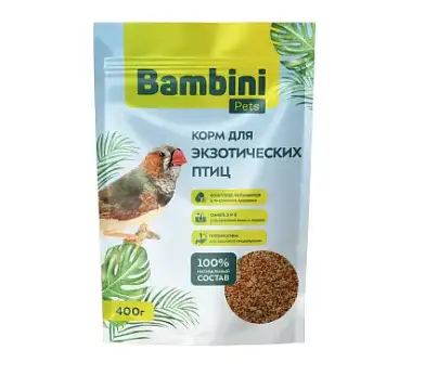 Bambini Pets Сухой корм для экзотических птиц