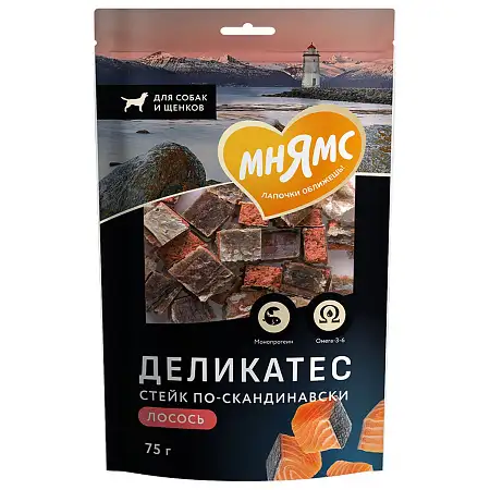 Купить Мнямс лакомство для собак Стейк по-скандинавски