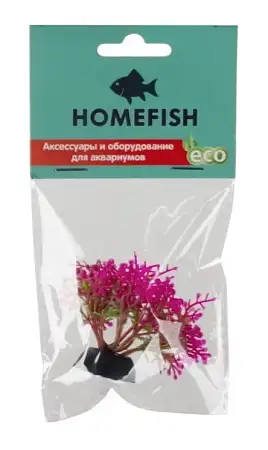 Купить homefish Риччия розовая растение для аквариума пластиковое с грузом